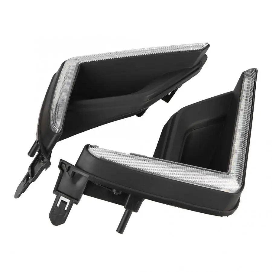 

2Pcs Daytime Running Light Turn Signal 3-Color LED Fog Lamp for Toyota Prado FJ150 LC150 2017-2019 auto accessorie