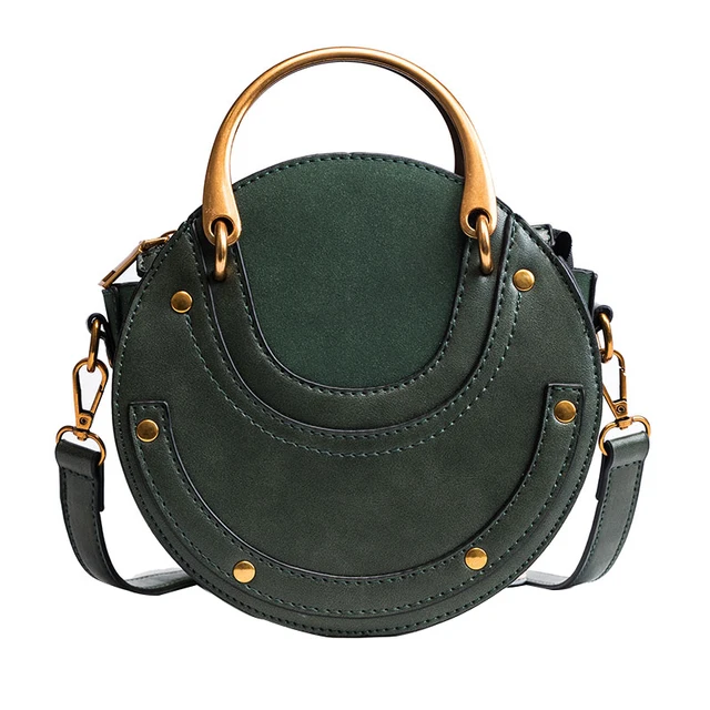 rounded shoulder bag