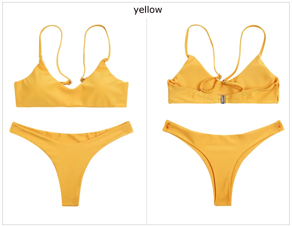 016 yellow bikini