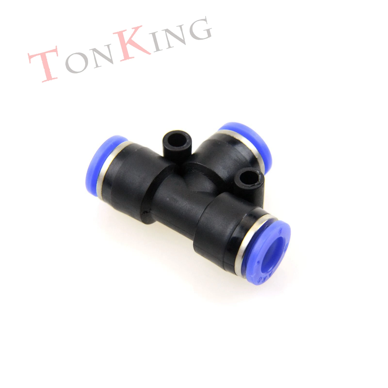 

Air Compressor Pipe Joint Fittings 4/6/8/10/12mm OD Tube Quick Connector T-type Three-way Pneumatic Joint