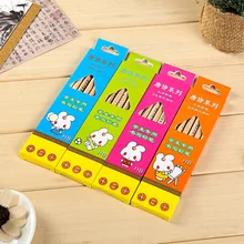 6 подарок карандаш ретро Треугольник стержень студентов зеленые брюки-карандаш; HB 6 шт./компл. случайный цвет