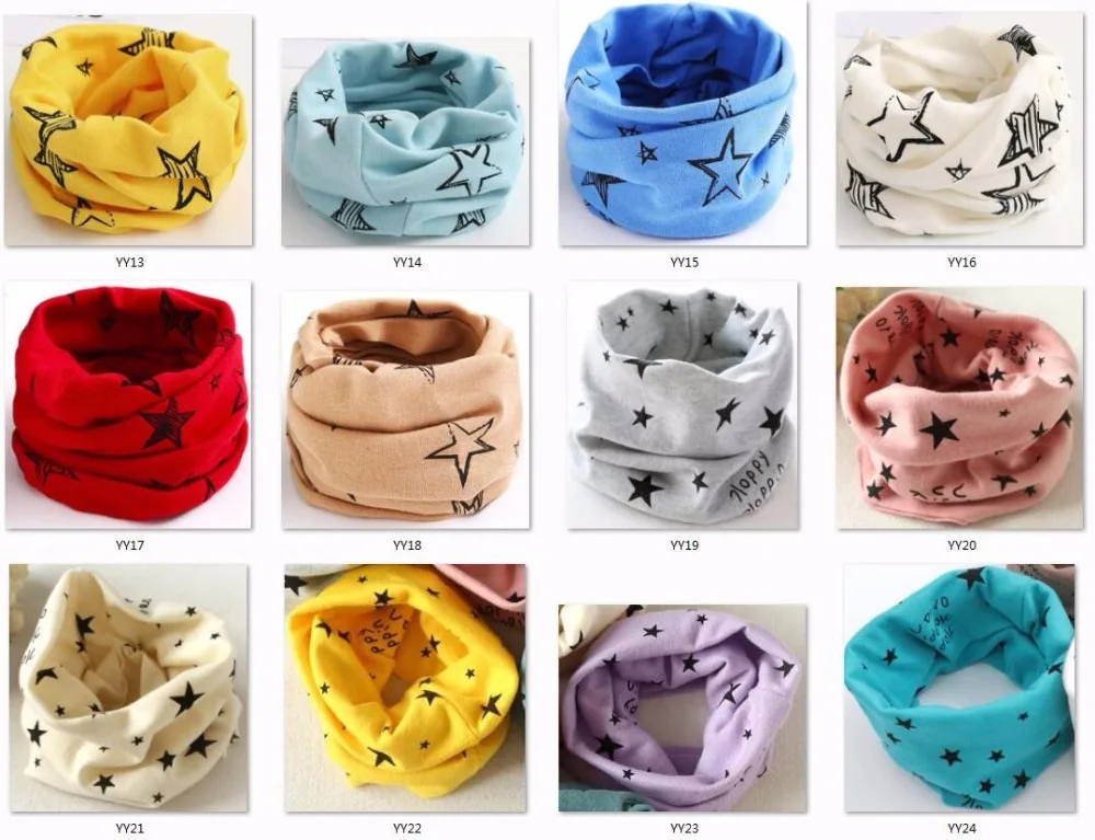 Spring Scarf for Baby Girls Children Scarf Collar Boys Kids Thick Warm Neck Scarves Baby Ring Scarf Autumn Winter Neckchief