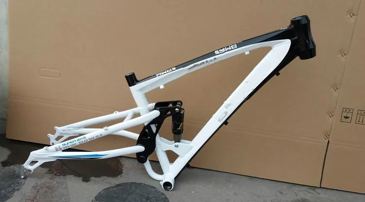 Cheap Aluminum alloy  DH  Snow/beach bike  frame, Downhill  26*17inch MTB frame ,for 26*4.0 tires, Fat bike soft-tail  frame 3