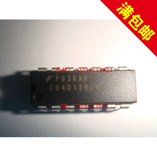 10 ШТ. CD4013BCN CD4013 DIP Новое и оригинальное |