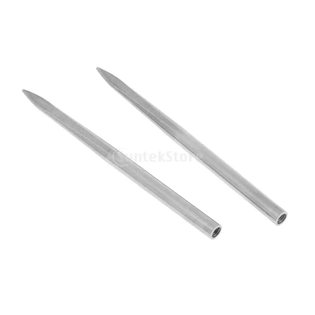 2pcs 80mm Long Stainless Steel Paracord Fid Lacing Stitching Needle with 2mm/3mm Hole Diameter