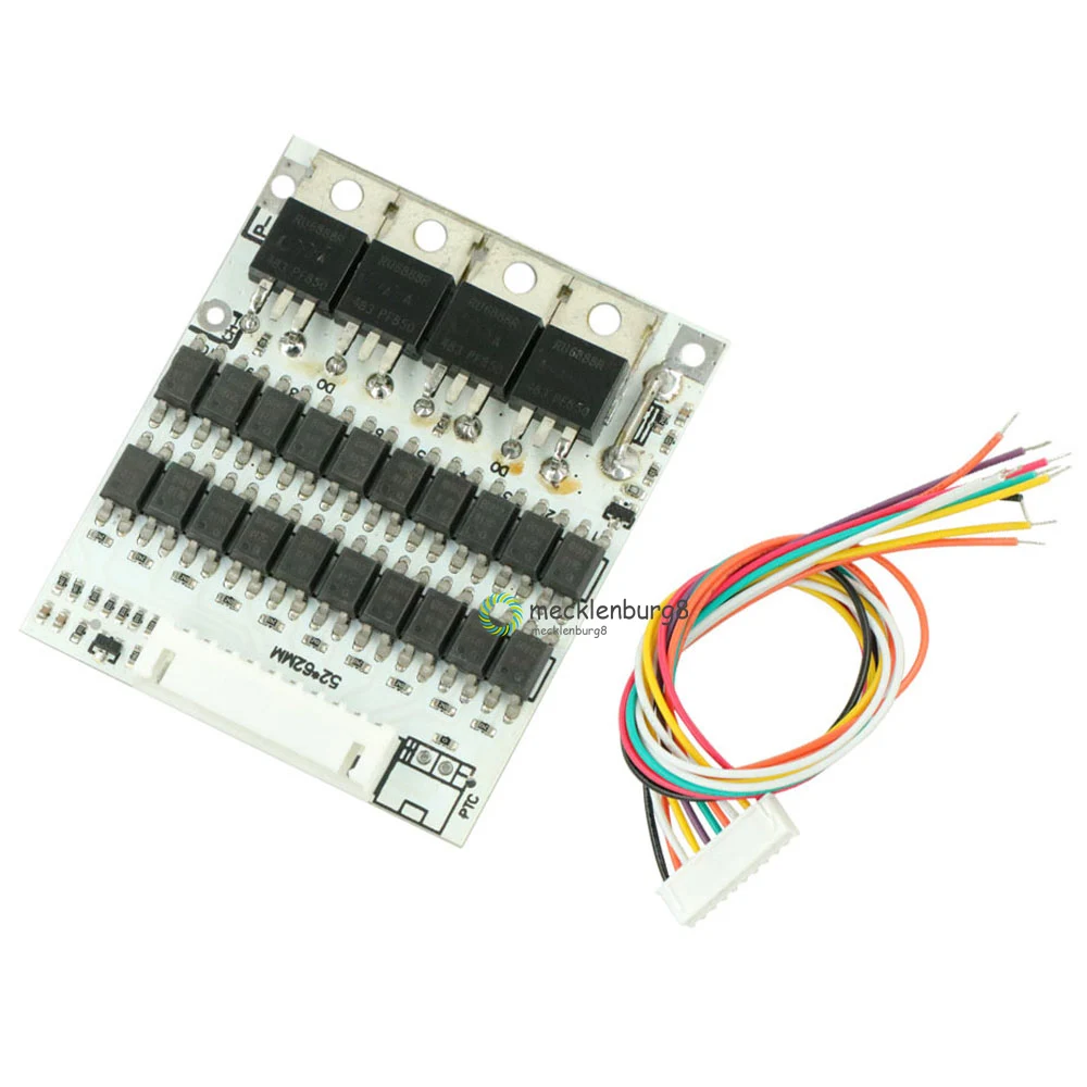 

Sensor QMS battery protection for 10 packs of 10 S 36 V lithium-ion lithium cell Max 40A with a balance of 53X63 mm electronic c