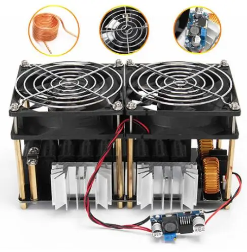 2000W-ZVS-Induction-Heating-Board-Module-Flyback-Driver-Heater-Good-Heat-Dissipation-180-90-80mm-Coil