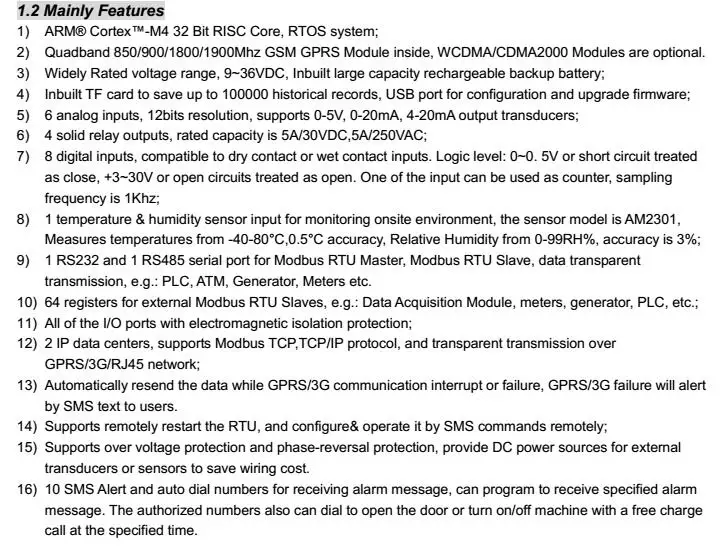 Беспроводной GSM IOT шлюзовый Modbus Master/Slave поддерживает прозрачную передачу данных для смарт-трекер PLC S275