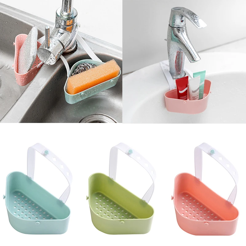 

1PC Useful Sink Shelf Multi-purpose Soap Sponge Drain Rack Bathroom Holder Home Kitchen Accessories Organizer