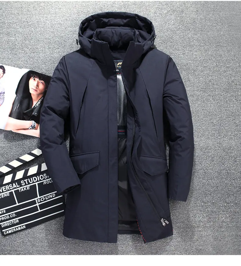 white duck down  jacket men's 1