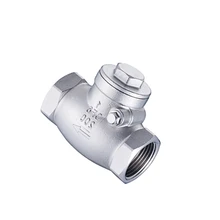 1/" BSP внутренняя резьба 304 Нержавеющая сталь обратный клапан односторонний обратный клапан для воды, нефти, газа