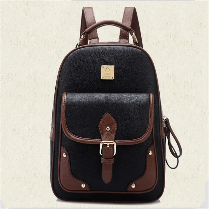 

Fashion Solid Color Backpack Women School Travel Shoulder Backpack Female School Shoulder Bag 2019 Mochila Womens Backpack Girls