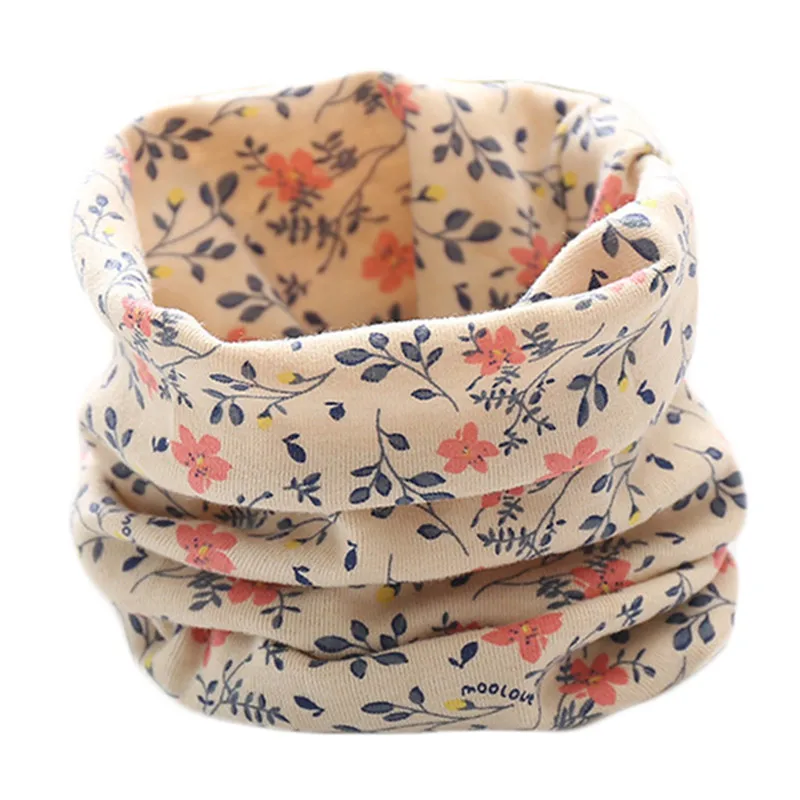 Autumn Winter Children Cotton Scarf Fashion Baby Warm Scarf Collar Boys Girls Cartoon Scarves