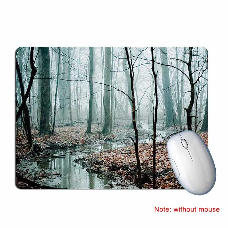 

Gaming Mouse Pad Mat Rubber Landscape Printed Anti Slip Computer Mousepad for Home Office QF66