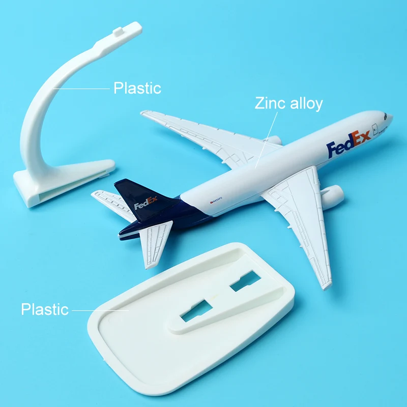16 см FedEx Экспресс B777 Boeing 777 авиакомпании модель самолета сплава авиационные