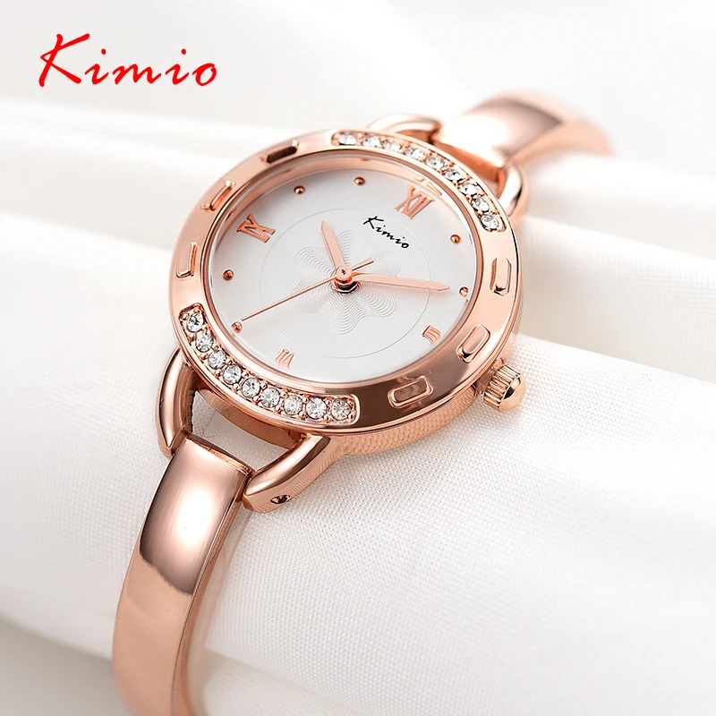 

New Kimio luxury Women's watch quartz watch bracelet watch waterproof stainless steel women watches fashion gift