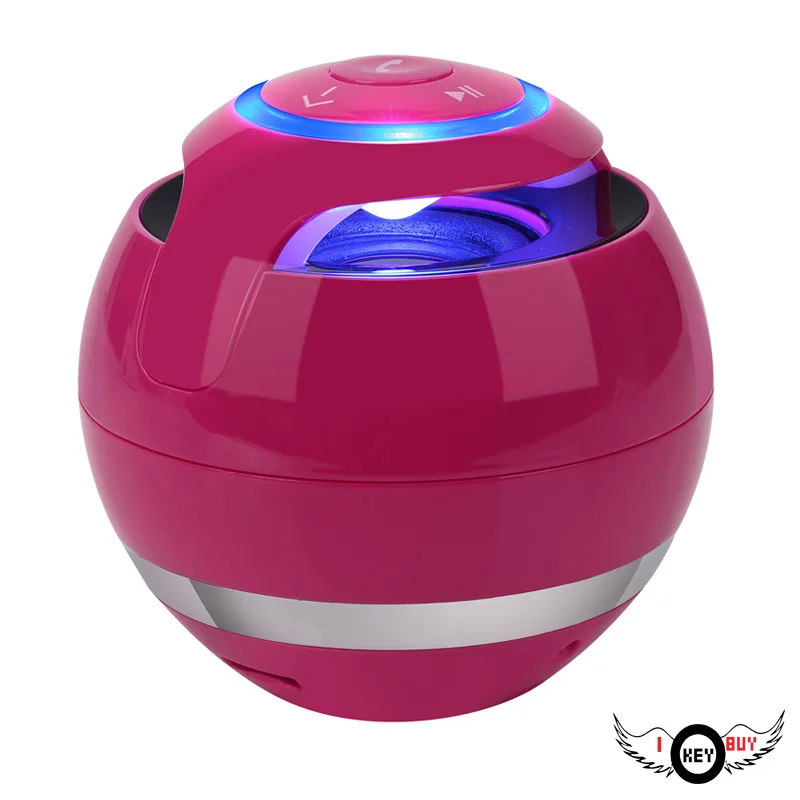 Универсальный шар с светильник Bluetooth динамик MP3 открытый карта подарок мини динамик s радио 3D звук 3 Вт 5 в красный
