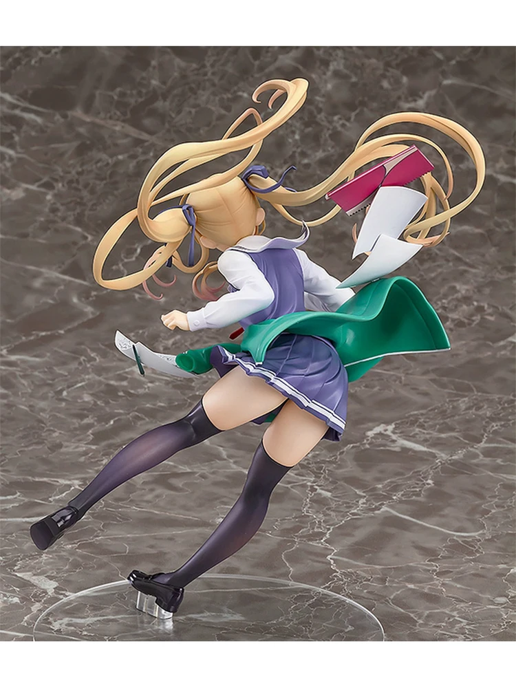 Японское аниме Saenai Heroine No Sodatekata Eriri Спенсер Sawamura Book Ver. Фигура из ПВХ Игрушечная