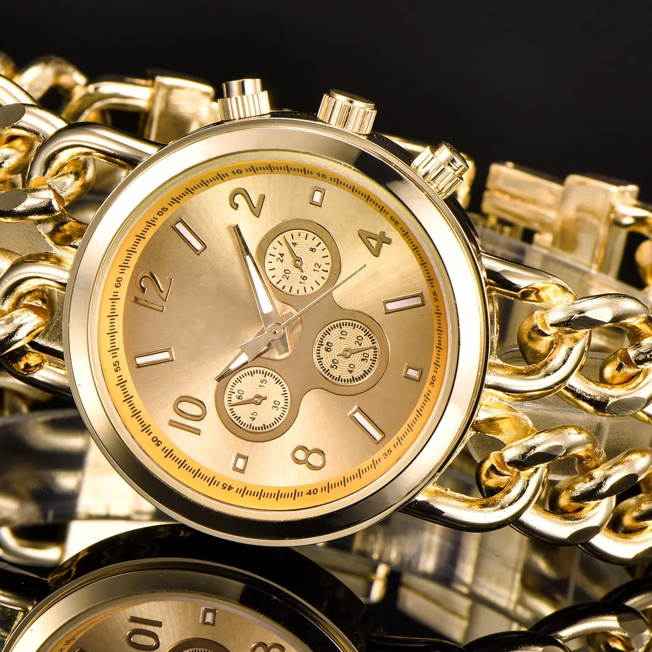 Pulseira Da Moda Relógio de Aço Inoxidável