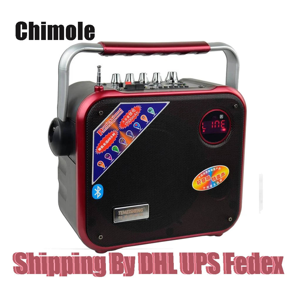 

Large capacity battery Bluetooth Speaker TF Card And USB Disk Play Mp3 Subwoofer Wireless Microphone FM Radio Portable Speaker