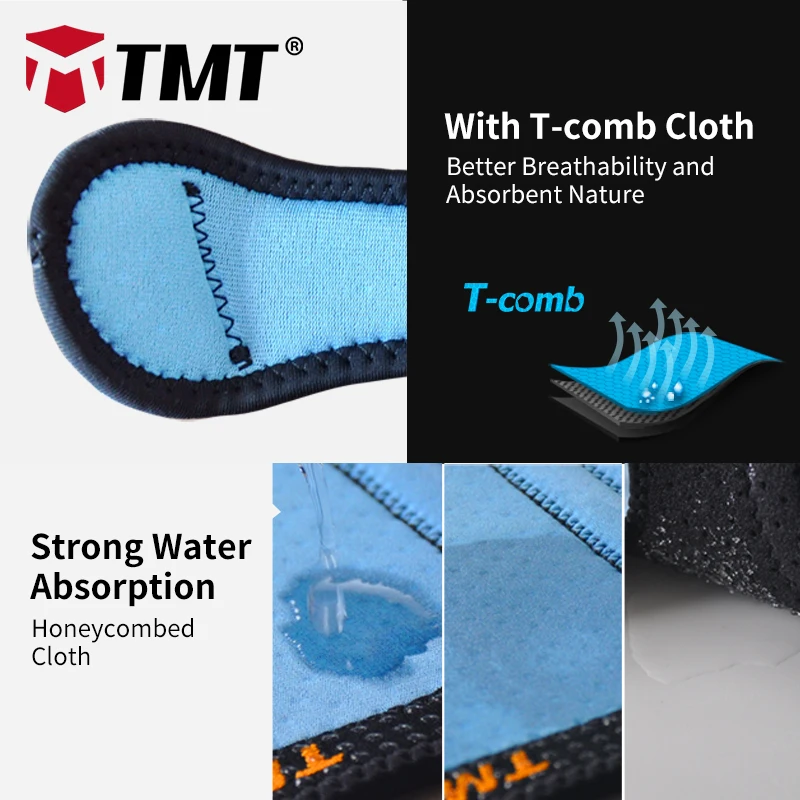 TMT تنفس honeycombed القماش شبكة الرضفة سيليكون حامي طوقا الكرة الطائرة كرة السلة الحرس الركبة دعم دعامة للركبة