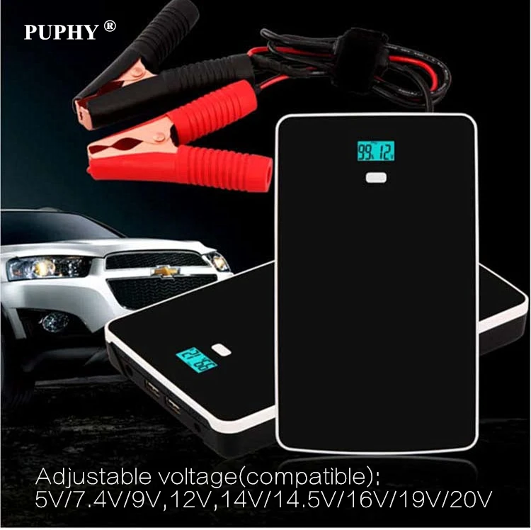 Acheter 5 V, 7 v, 9 V, 12 V, 14 v, 14.5 v, 16 V, 19 V, 19.5 v, 20 V 4.5AH 200AH Réglable Au Lithium li polymère USB QC3.0 Batterie pour source D alimentation d urgence