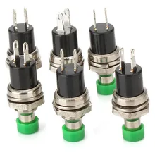 Superior Electrical Switches 20pcs 7mm PBS-110 No Lock Switch/Self-resetting Push Button Switch Normally Opend Reset Switch