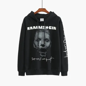 

New 2019 Men German war vehicle trend vetement gentleman Hoodies Hoody hooded Sweatshirts velvet Cotton Drake Thick Fleece #J80