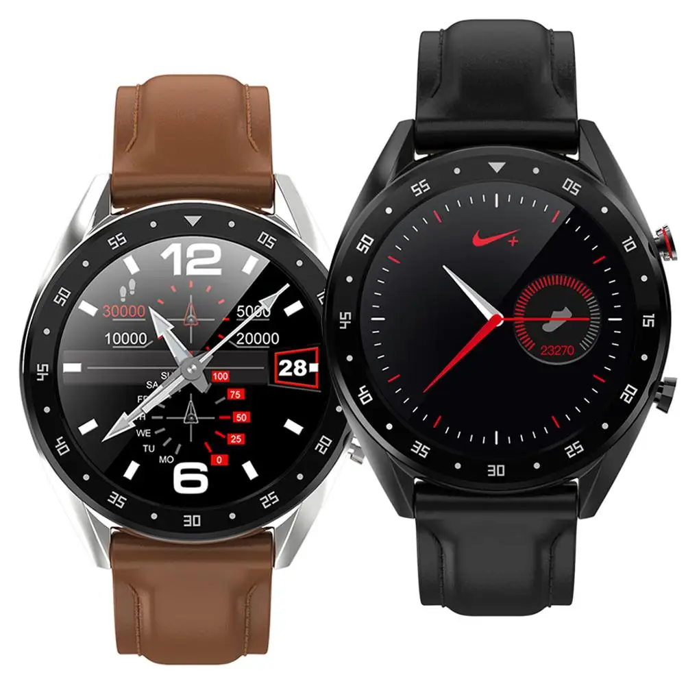 

L7 ECG PPG Heart Rate Blood Pressure Monitor Fitness Tracker Call Smart Watch