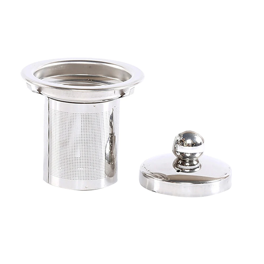 

Coffee Easy Clean Filter Durable Home Silver Cup Strainer Accessories Loose Leaf Safe Sieve Mesh Tea Infuser Stainless Steel