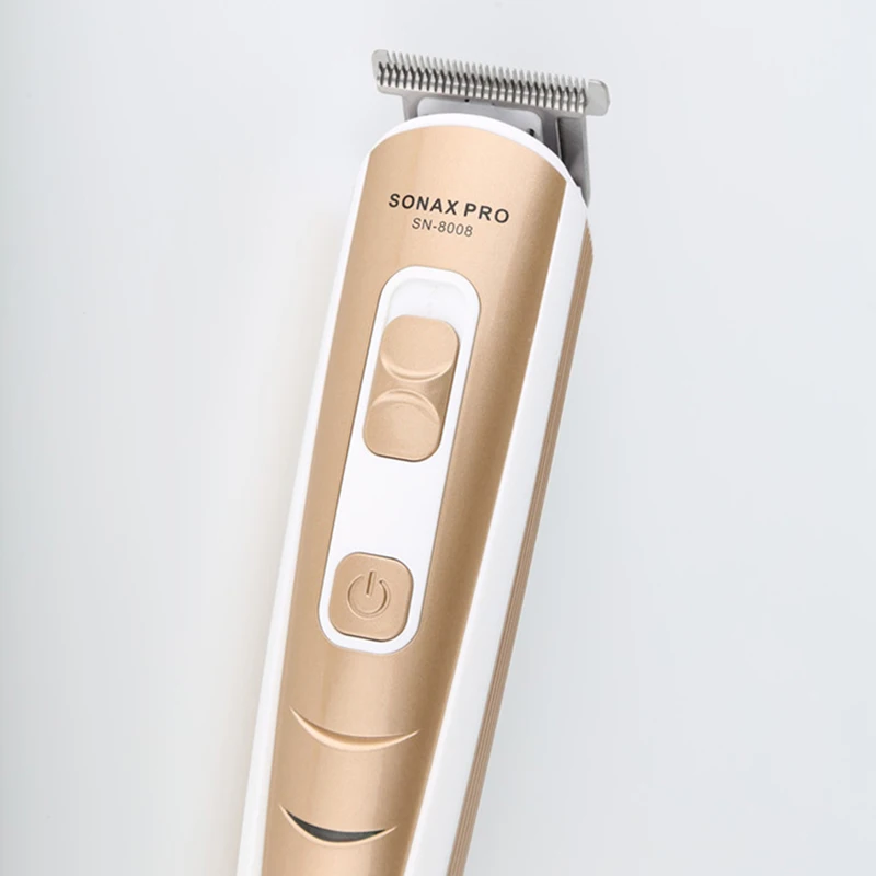Sonax Pro Портативный электрический триммер для стрижки волос Машинка для стрижки волос борода Парикмахерская Бритва для мужчин триммер