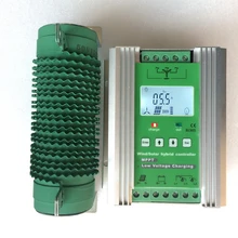 MPPT Wind Solar Hybrid Boost Charge Controller 12V/24V auto apply for 800W 600W wind turbine generator +600W 400W solar panels 800w mppt wind solar hybrid charge controller 12 24v auto for 500w wind 300w solar with booster and dump load