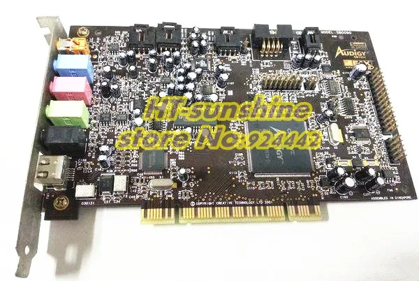 Оригинальная разборка, для звуковой карты Creative Sound Blaster Audigy SB0090 PCI 5,1, работает хорошо