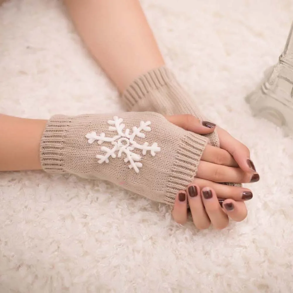 5 Прямая поставка 2018 новые модные женские туфли девушка трикотажная рука теплые, без пальцев зимние Прихватки для мангала мягкие теплые