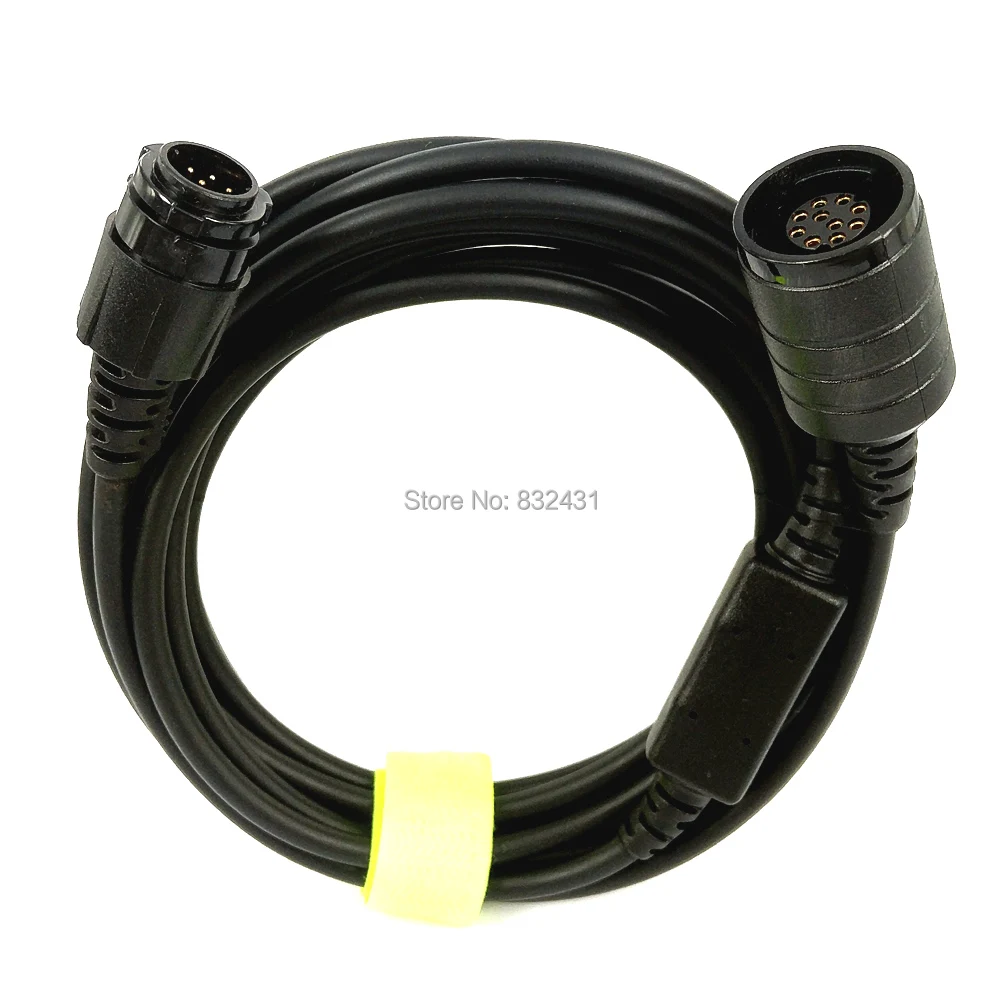 10 Pin Microphone Earpiece Extended Cable for Motorola M8268 Car Radio 1