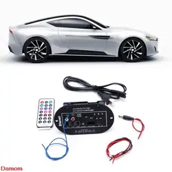 40 Вт Автомобильный Bluetooth Сабвуфер Hi-Fi усилитель нижних частот плата аудио TF USB 220 В/12 В/24 В