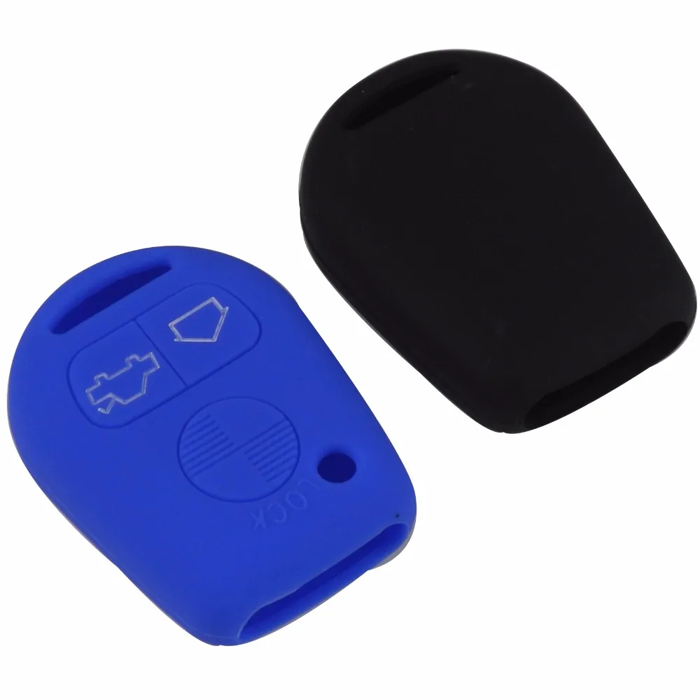 Remote 3 Buttons Car Key Silicone Cover Skin Case For BMW E31 E32 E34 E36 E38