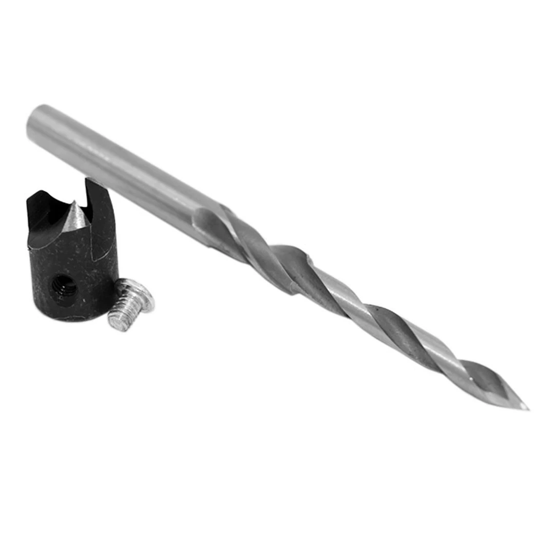 New 4.3mm/6.3mm Wood Twist Step Drill Bit Point Drilling Set for