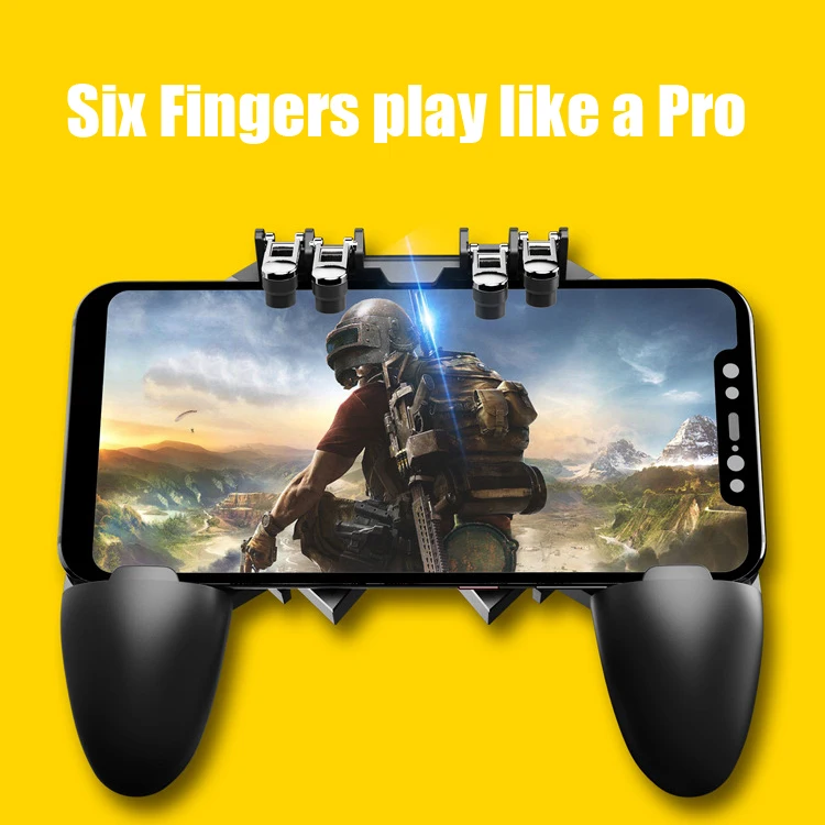 Winex Pubg Game Gamepad For Mobile Phone Game Controller l1 r1 Shooter Trigger Fire Button For IPhone Six Fingers