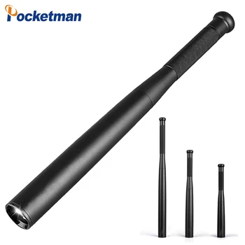 

T6 LED Tactical Baseball Bat Long Flashlight Torch Lamp 3 Modes flashlight self defence torch with AA battery Rechargeable