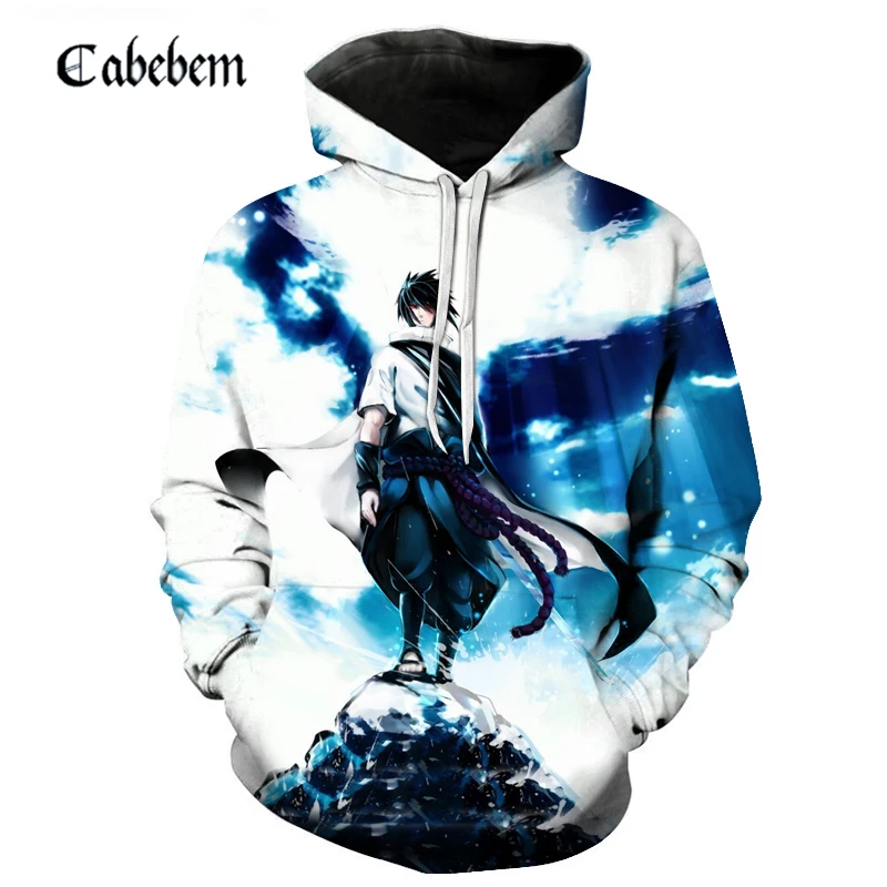 

2019 new fall men's hoodie 3d-printed animation sweatshirt pullover Japanese animated print pullover men's casual sportswear
