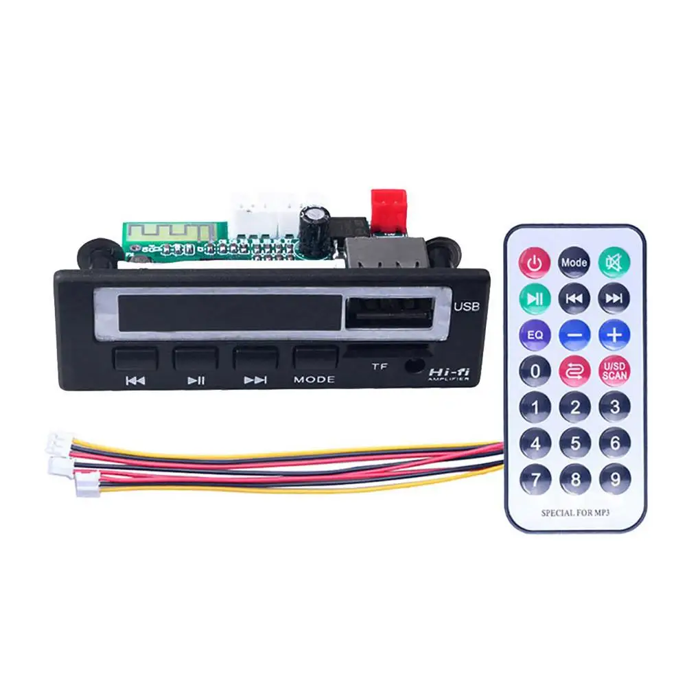 

Colored Bluetooth MP3 Decoder Board PCBA Speaker Module with Remote Controller Good quality