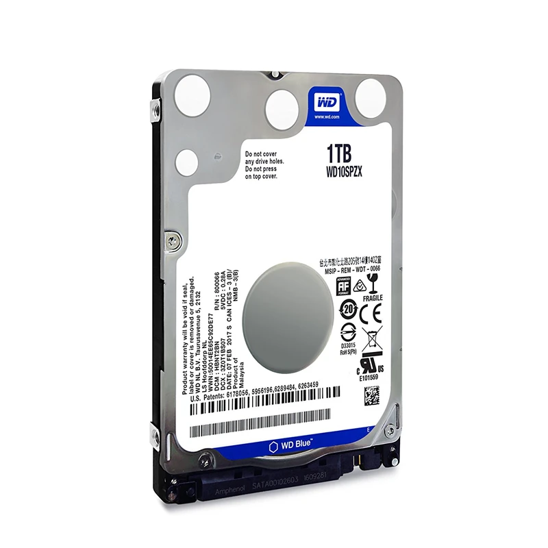 WD Blue 1 ТБ/2 ТБ мобильный жесткий диск 5400 об/мин SATA 6 ГБ/сек. 128 МБ кэш 2 5 дюйма|Внешние
