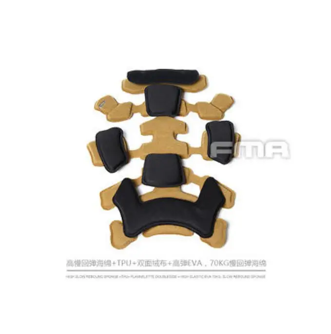 FMA Охота Airsoft тактический mt шлем охраняемых колодки Memory Foam Pad tb1275