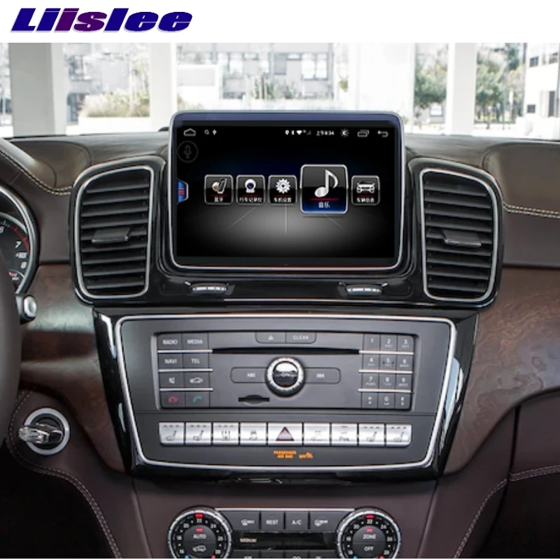 Discount For Mercedes Benz MB GLE ML M Class W166 2015~2018 Liislee Car Multimedia Player NAVI CarPlay Adapter Car Radio GPS Navigation 2