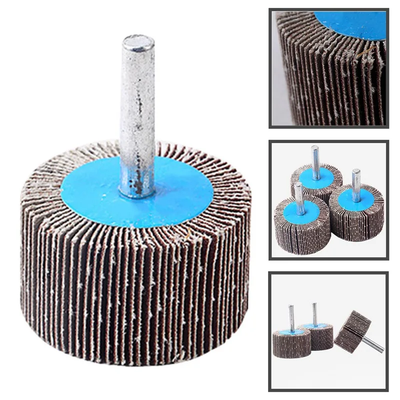 1PCS Emery Cloth Metal Shutter Grinding Head Impeller Sandpaper Wheel