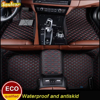 

Custom fit Car floor mats for Mitsubishi pajero sport Eclipse DX7 2008-2017 car cover floor trunk carpet liners mats