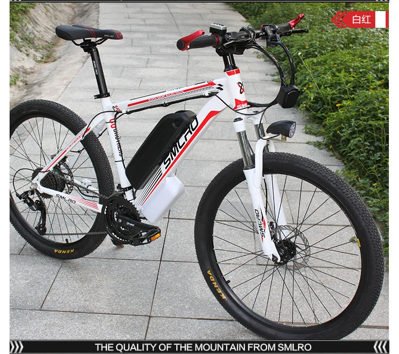 Discount Can be customized Smlro 48v 15A 350W 26 Inch Motor-driven electric bike Bicycle Mountain Vehicle bicicleta electrica ebike 16 Discount Can be customized Smlro 48v 15A 350W 26 Inch Motor-driven electric bike Bicycle Mountain Vehicle bicicleta electrica ebike 16