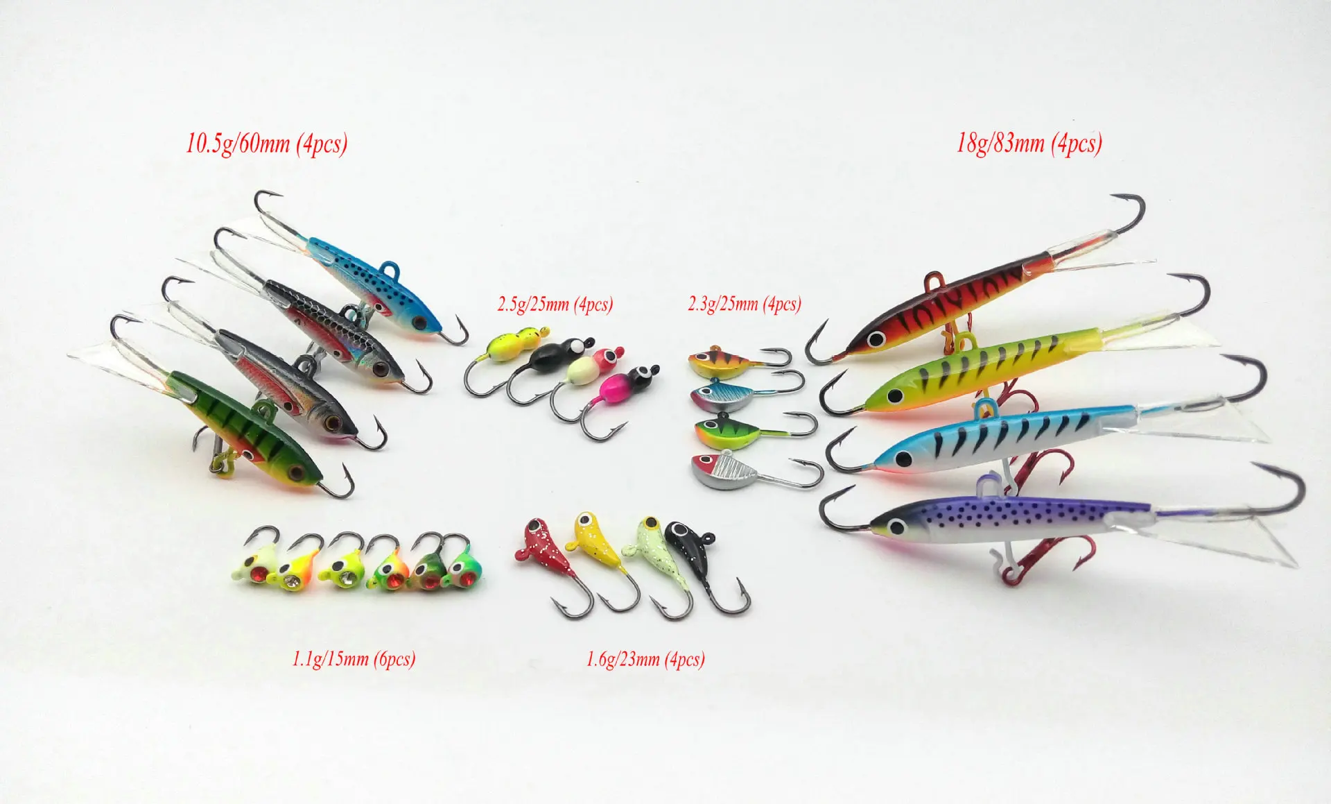 26 шт./партия приманки для льда Northland Mormyshka clamp Blade Jigs moonka Похожие товары мини