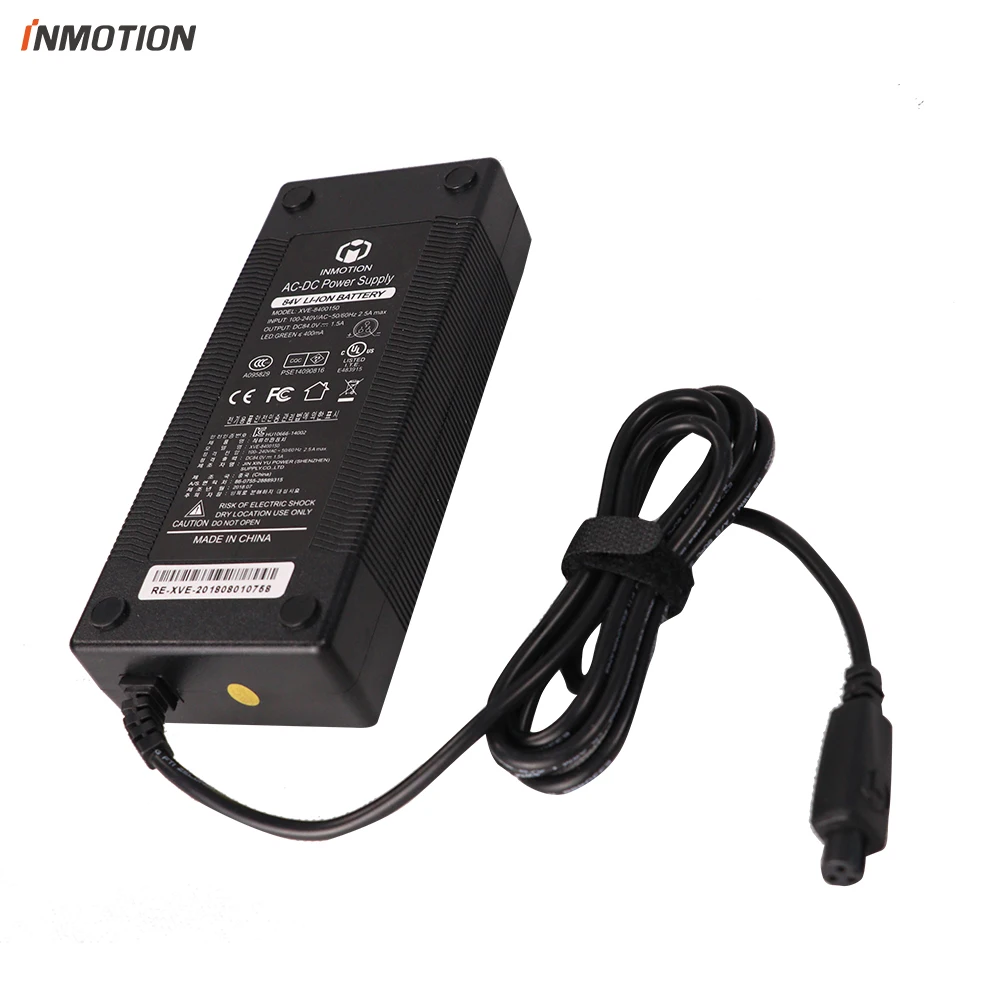 Оригинальное зарядное устройство INMOTION V10/V10F для 84 в литий ионных аккумуляторов